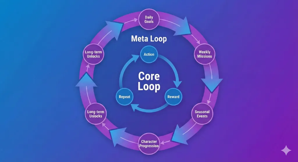 Core vs Meta Loops: The Psychology of Engagement