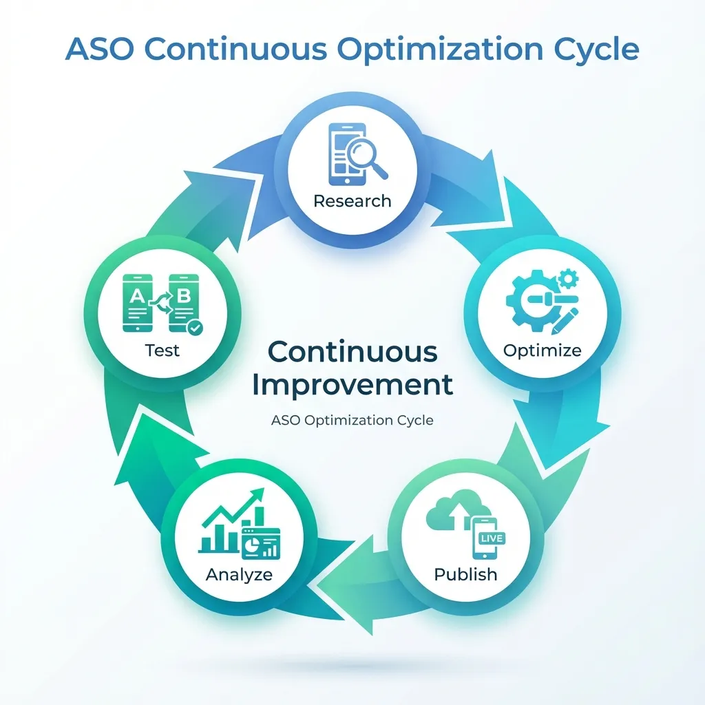 Continuous ASO optimization cycle