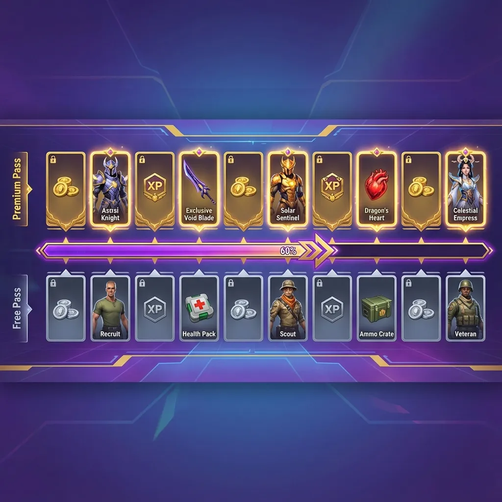 Battle Pass system illustration