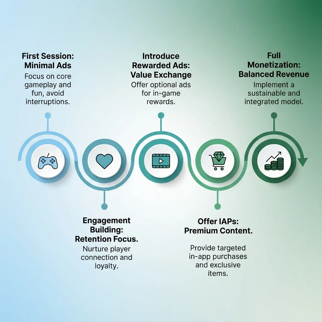 Optimal monetization introduction timeline