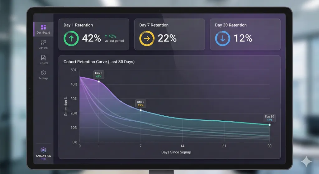 Retention Metrics Dashboard