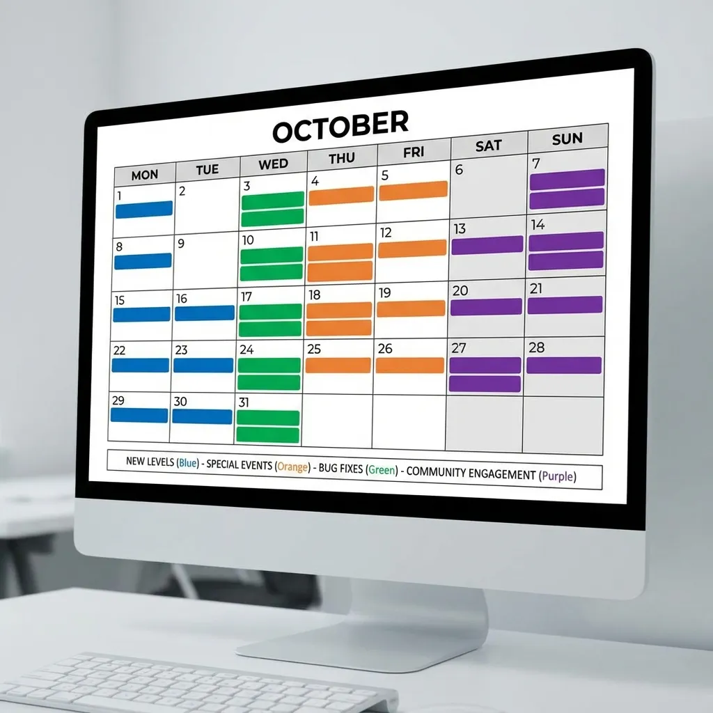 Live Ops Content Update Schedule